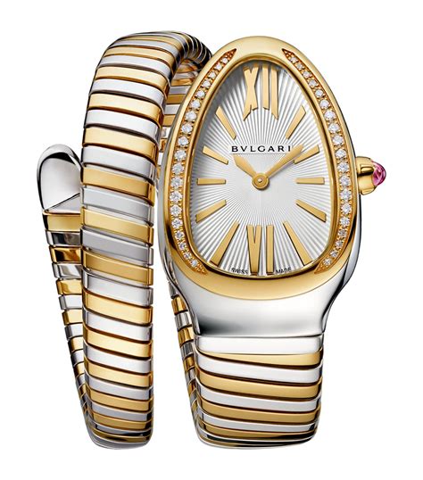 serpenti tubogas watch gold